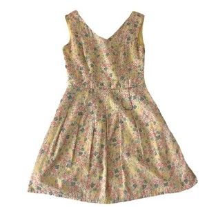 KOTON Romantic Floral Sleeveless Spring/Summer Dress
